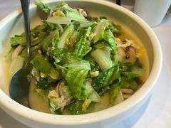笔管鱼小白菜-开海·红岛海鲜虾水饺(石老人店)