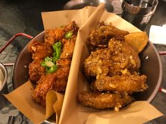 双拼炸鸡-富乐满韩国正宗炸鸡韩国料理(虹泉路店)