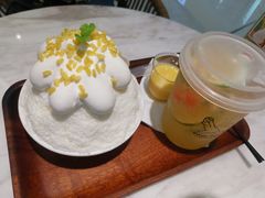 芒果肉加芒果芝士-丹礼糖甜品
