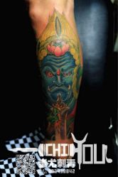 不动明王纹身-北京蚩尤刺青