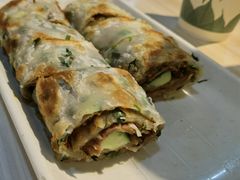 葱饼卷牛肉-台北楚楚园馅饼粥(虹桥南丰城店)