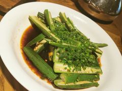 炒秋葵-荣小馆(温州智慧谷店)