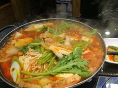 泡菜五花肉拉面火锅-青松馆韩国料理(香港中路佳世客店)