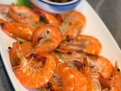 白灼虾-1937青岛老味道·海肠捞饭·青岛菜(大鲍岛栈桥店)
