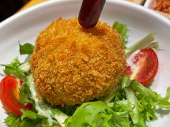 酥炸猪肉裹温泉蛋-胜博殿日式炸猪排(西红门店)