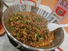 捞菜牛肉末-雅和生态渔庄·宜城锅巴饭(龙灵山公园店)