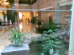 大堂的水景-天明山温泉大酒店