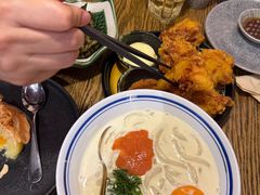 明太子奶油乌冬面-筱田の食堂·izakaya(淮海中路店)