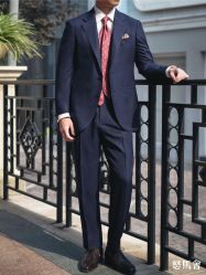 -怒马会 全麻衬西装高级定制