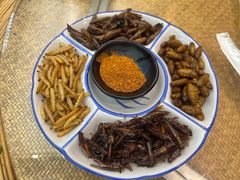 炸虫拼盘-多哥水傣味餐厅(司马巷店)