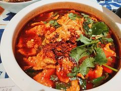 水煮肉片-绿茶餐厅(龙湖杭州金沙天街店)