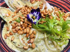 松子青口鲜虾罗勒意面-吃饼人西餐(南开店)