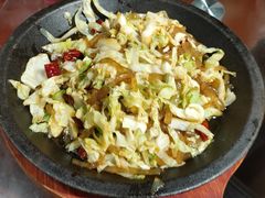 -东来菜馆•手抓海鲜家常菜•海鲜锅贴(鸽子窝店)