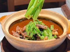 豆豉鲮鱼油麦菜-四季民福烤鸭店(望京旺角店)