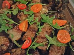 澳洲谷饲肉眼牛排配烤蔬菜土豆泥-花·fleur古董西餐厅(西城夜未央店)