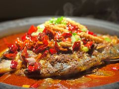 香辣味烤鱼-探鱼·鲜青椒爽麻烤鱼(天一广场店)
