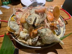 手抓海鲜蒜香奶油味-仓库南洋海鲜小排档(柳河路店)