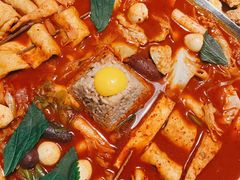 鱼饼火山炒年糕-包装马车·韩国料理·포장마차