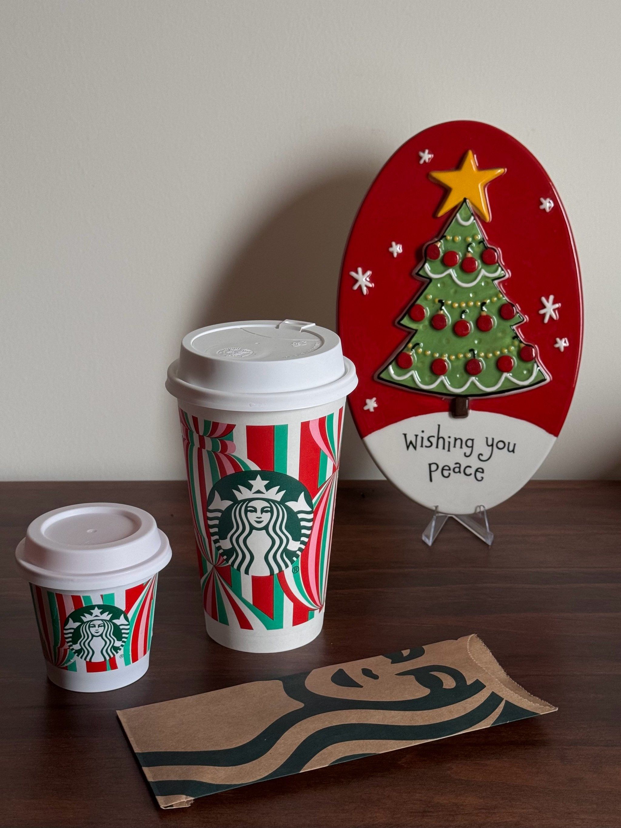 星巴克圣诞抹茶布丁🎄🧣