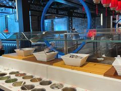 自助调料区-前门后头老北京铜锅涮肉·京味菜·烤鸭(伊藤洋华堂店)