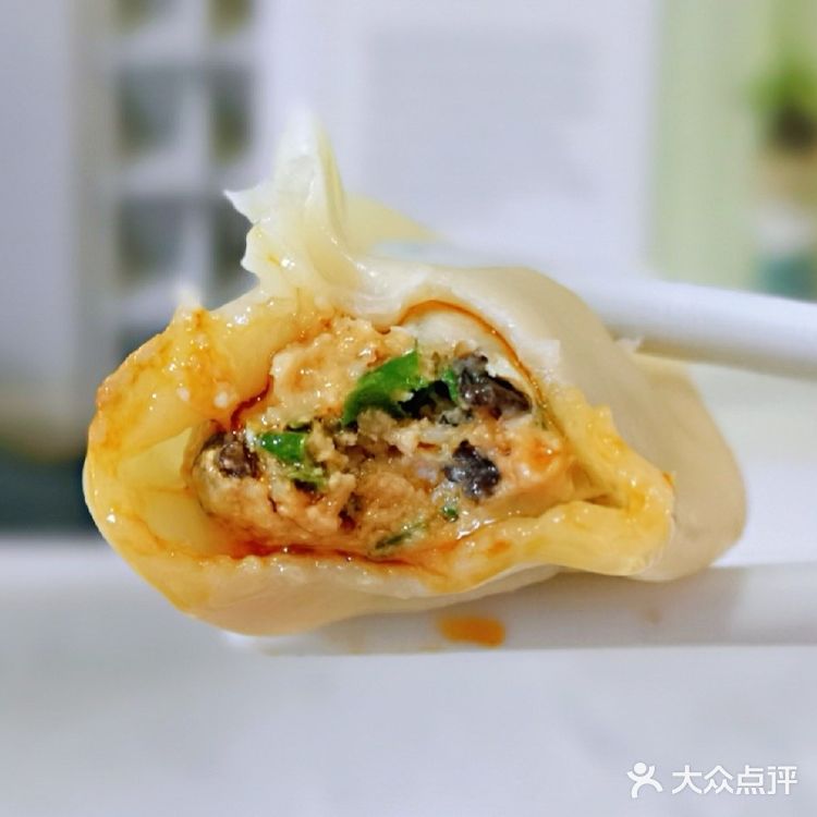 🔥这样做出来的肉馅鲜嫩多汁㊙️皮薄馅大韭菜木耳猪肉水饺‼️