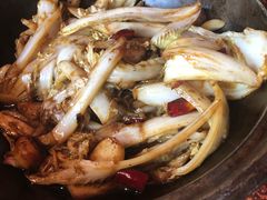 煲仔豆豉娃娃菜-绿茶餐厅(蓝色港湾店)