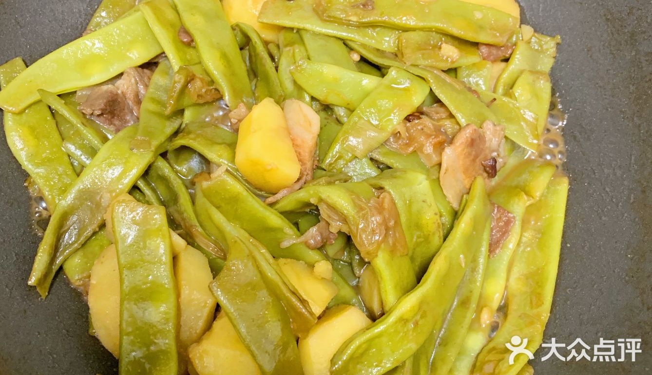 土豆炖豆角