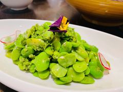 鲜香椿蚕豆瓣-勺园中餐厅