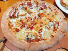 双拼肉香四溢+黄金土豆-Mr.Pizza米斯特比萨(苏州平江万达广场店)