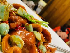 腊八蒜烧肥肠-福海居烤鸭店(鸟巢店)