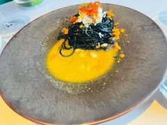 蛤蜊蟹肉鱼子酱海胆墨鱼面-L'Arome芳芳法国餐厅(仙林金鹰店)