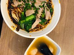 猪肝面+番茄丸子汤-老家猪肝面(石油路店)