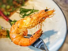 南美白对虾配塔巴斯科辣酱-玛尚诺意式餐厅(官舍店)