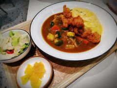 炸鸡块咖喱蛋包饭套餐-池奈·日式咖喱蛋包饭(赛高店)