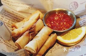 Malay Fresh Shrimp Spring Rolls