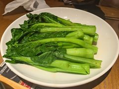菜心粒干贝排骨粥-鸽味轩·粤菜小馆(高楼门总店)