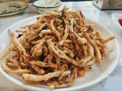 干炸茶树菇-老四川平头酸菜鱼(衙前店)