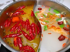 骨汤虫草花锅底-许府牛火锅(信义坊总店)