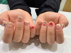 -手牵手美甲