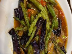 豆角炒茄子-海富荣锅贴(万象城店)