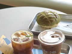 紅豆抹茶菠萝包-SAANCI山池咖啡(海上世界文化艺术中心店)