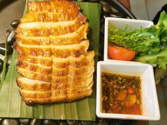 炭烧猪颈肉-泰香米泰国餐厅(中大国际店)