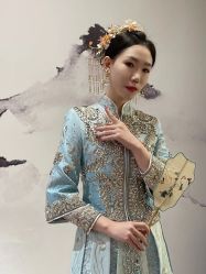 -懿沉香中式嫁衣礼服秀禾服龙凤褂马来褂旗袍总店