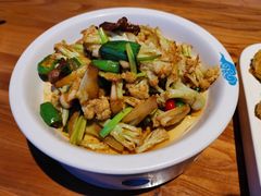 干锅有机花菜-胖老汉椒麻鸡清真新疆菜(西御街店)