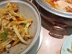 干锅有机菜花-吕氏疙瘩汤·海鲜新鲁菜(凯德mall新都心店)