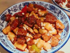 松子牛肉炒年糕-兔爸私家小厨(新北万达店)