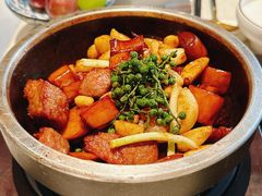 煎烹雪花牛肉-狮王府淮扬菜(老门东店)