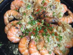 铁板蒜蓉虾-青叶202都市餐厅(迪诺水镇店)