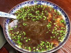 干切牛肉粉丝汤-老新隆牛肉锅贴(新街口店)