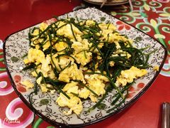 沙葱炒鸡蛋-格日勒阿妈蒙古厨房(大召店)